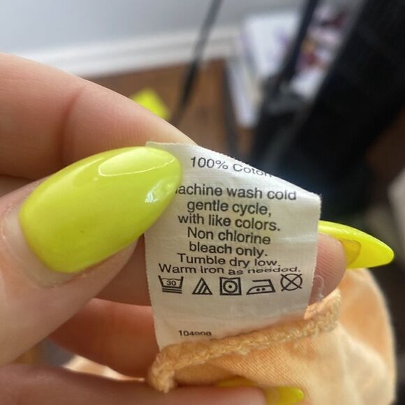 JCrew Mens Cotton Orange T-shirt XL - Picture 3 of 3